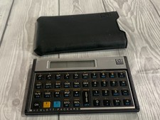 Hewlett Packard HP-11C Handheld Scientific Calculator Working With Slip Case