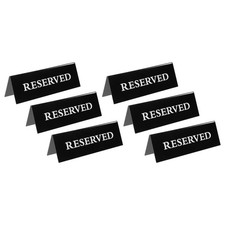 6 Pcs Wedding Table Signs Card