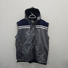 Nike Vintage Windrunner Big Logo Streetwear Hooded Vest Gilet Bodywarm Size XL