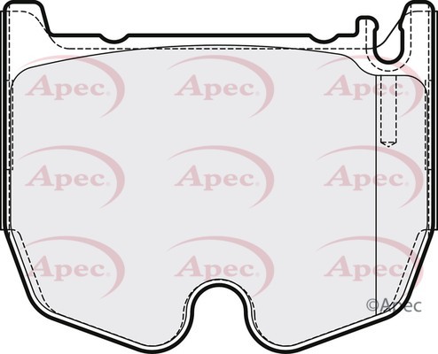 Apec pad2181 front brake - apec,