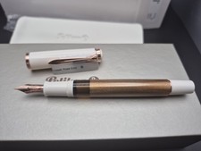 Pelikan M200 fountain pen copper rose gold medium nib BNIB