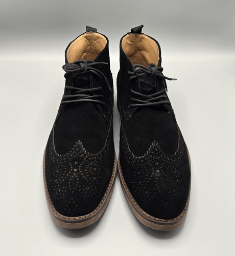 Men kirk black genuine suede - genuine,