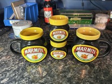 Marmite Mugs x2 and 2 egg cups