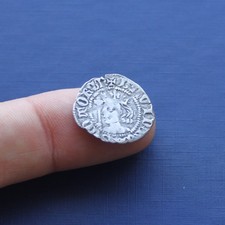 Hammered Silver Coin David 2nd Scottish Penny c 1329 AD