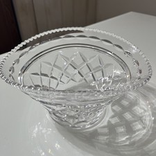 A Very Large Vintage Lead Crystal Centrepiece. Possibly Waterford?