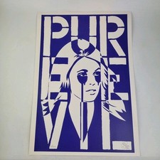 Pure Evil (b.1968) Signed Limited Edition Screenprint Car Boot Sharon Tate Blue