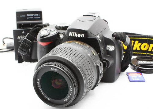 Nikon d60 dslr camera - dslr, dx