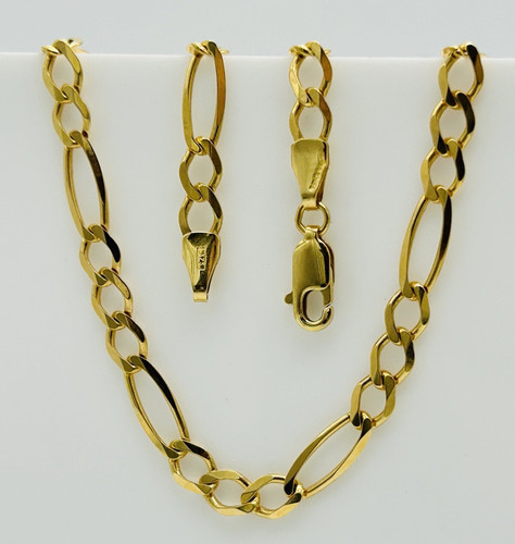 Solid 9ct yellow gold 5mm - 9ct, 4.5mm