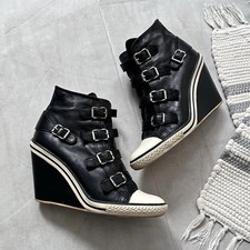 ASH Straps Bekett Wedge Black