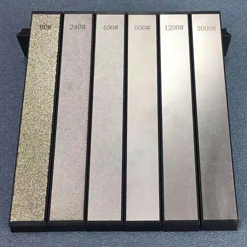 6pcs grit diamond stone knife - 6pcs,