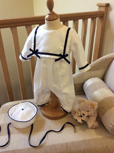 Boys christening gown - gown, sailor