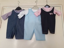 Dolls clothes denim - 18"&16",