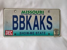 Vintage 2010 Missouri Vanity