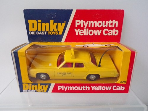 Dinky toys 278 plymouth - toys, yellow