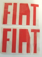 ST082 SET OF 2 X FIAT STICKERS