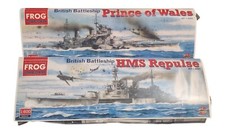 Maritime : 1:600 scale Prince of Wales & HMS Repulse model kit smade by Airfix