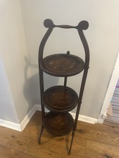 Wooden Folding 3-Tier Cake Stand