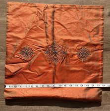 100% Thai Silk Cushion Covers Set Of 4 Terracotta 18x18”