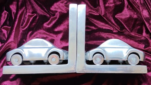 Pair vintage aluminium - of,