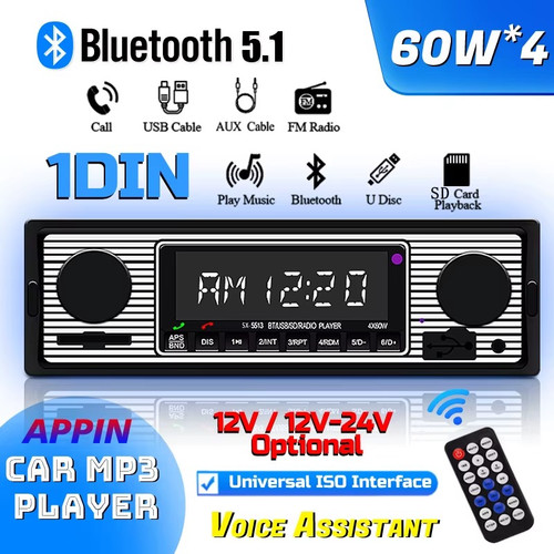 Retro car bluetooth compatible - car,