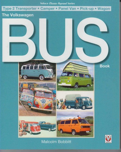 The volkswagen bus book - book, type
