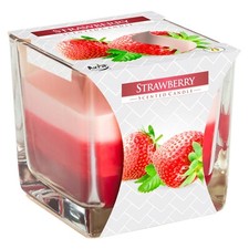 Scented Candles in Glass Jar with 2 Wicks and 3 Layers Home Decor Christmas Gift