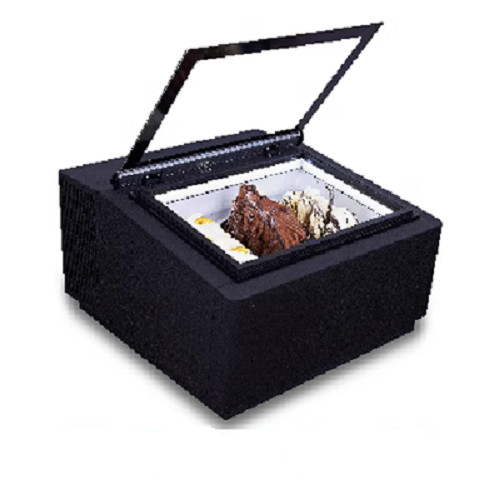 Gelato ice cream display - gelato,