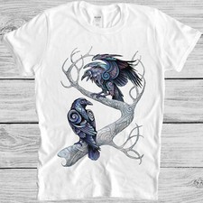 Hugin and Munin Ravens Norse