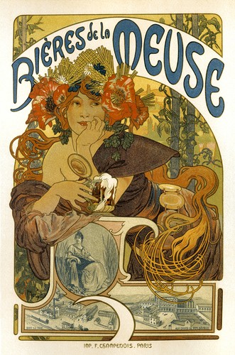 Vintage french art nouveau - vintage,
