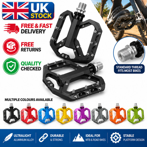 Aluminum mtb bike pedals - aluminum,