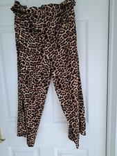 Ladies Wide-Leg Crop Trousers