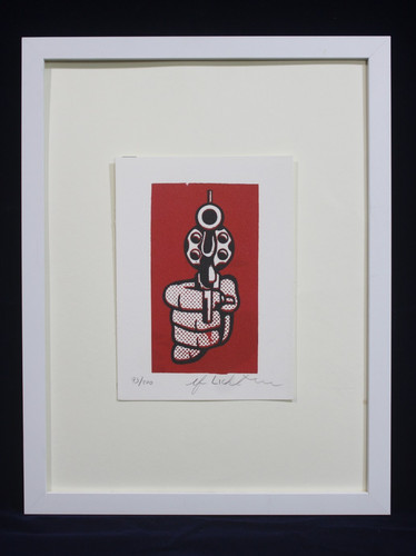 Roy lichtenstein pistol - roy,
