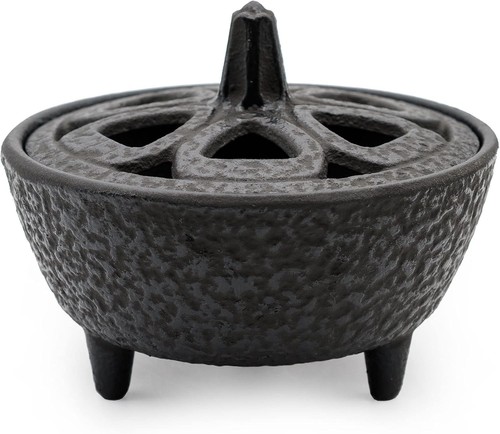 Cast iron incense burner - cast, small