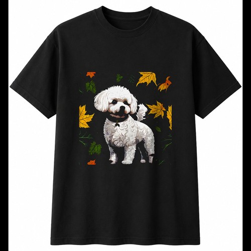 Dark fantasy bichon frise - fantasy,