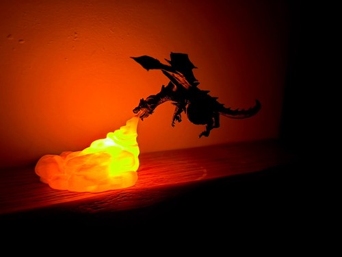Dragon led night light fantasy - led,