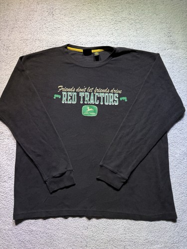 John deere green waffle knit - john,