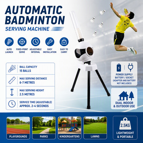 Automatic badminton serve - automatic,