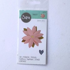 Sizzix Thinlits Die Pretty Flower 661794 Petals Bloom Cardmaking Retired Rare 