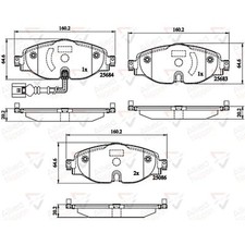 Brake Pads Set For VW T-ROC