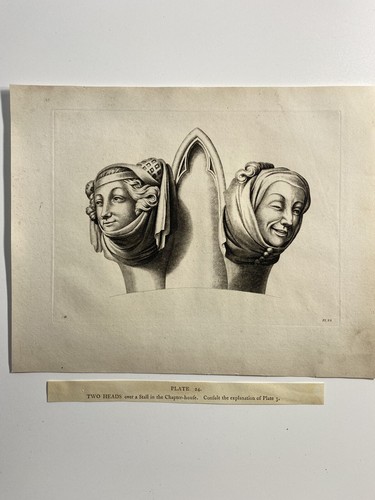 Antique print engraving