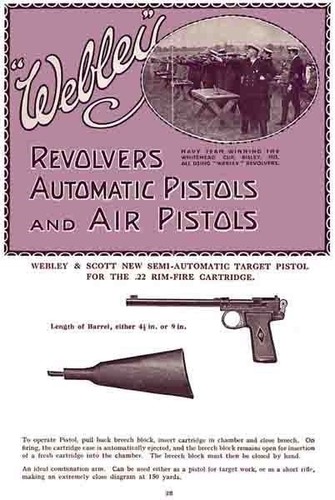 Webley scott 1925 revolvers - scott,