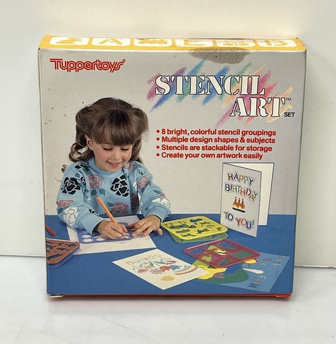 Tupperware tuppertoys stencil - tupperware,