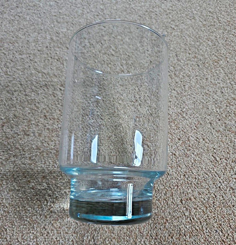 Clear glass round hurricane - glass,
