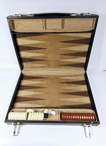 Vintage backgammon game - backgammon,