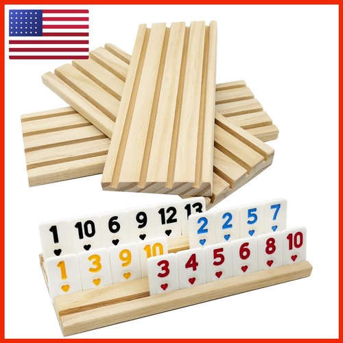 Dollergo wooden rummy racks - wooden,