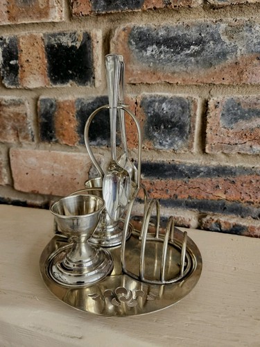 Vintage silver plate egg - vintage,