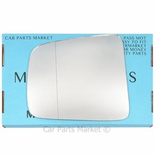 Left side Wide Angle Wing door mirror glass for Mazda B 2500 1998-2006 + plate