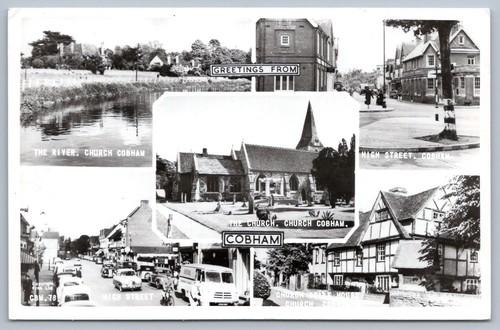 Cobham surrey postcard - cobham,