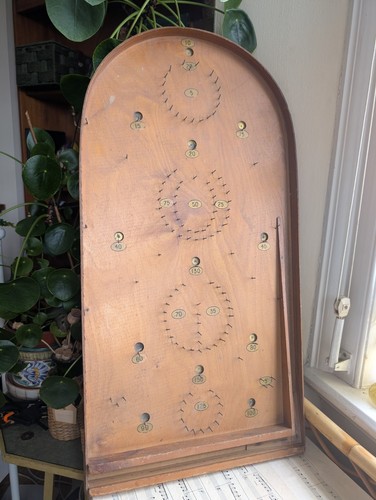 Vintage wooden bagatelle - vintage,