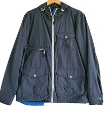 Musto Men's Windcheater Jacket Size Medium VGC Blue Navy